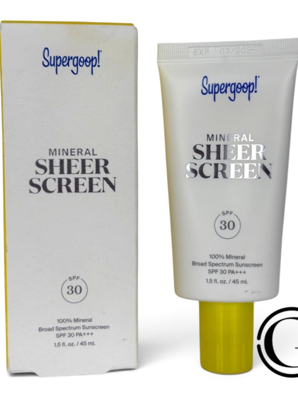 Supergoop! Mineral Sheerscreen SPF 30 Sunscreen Primer 1.5oz 45ml NIB
